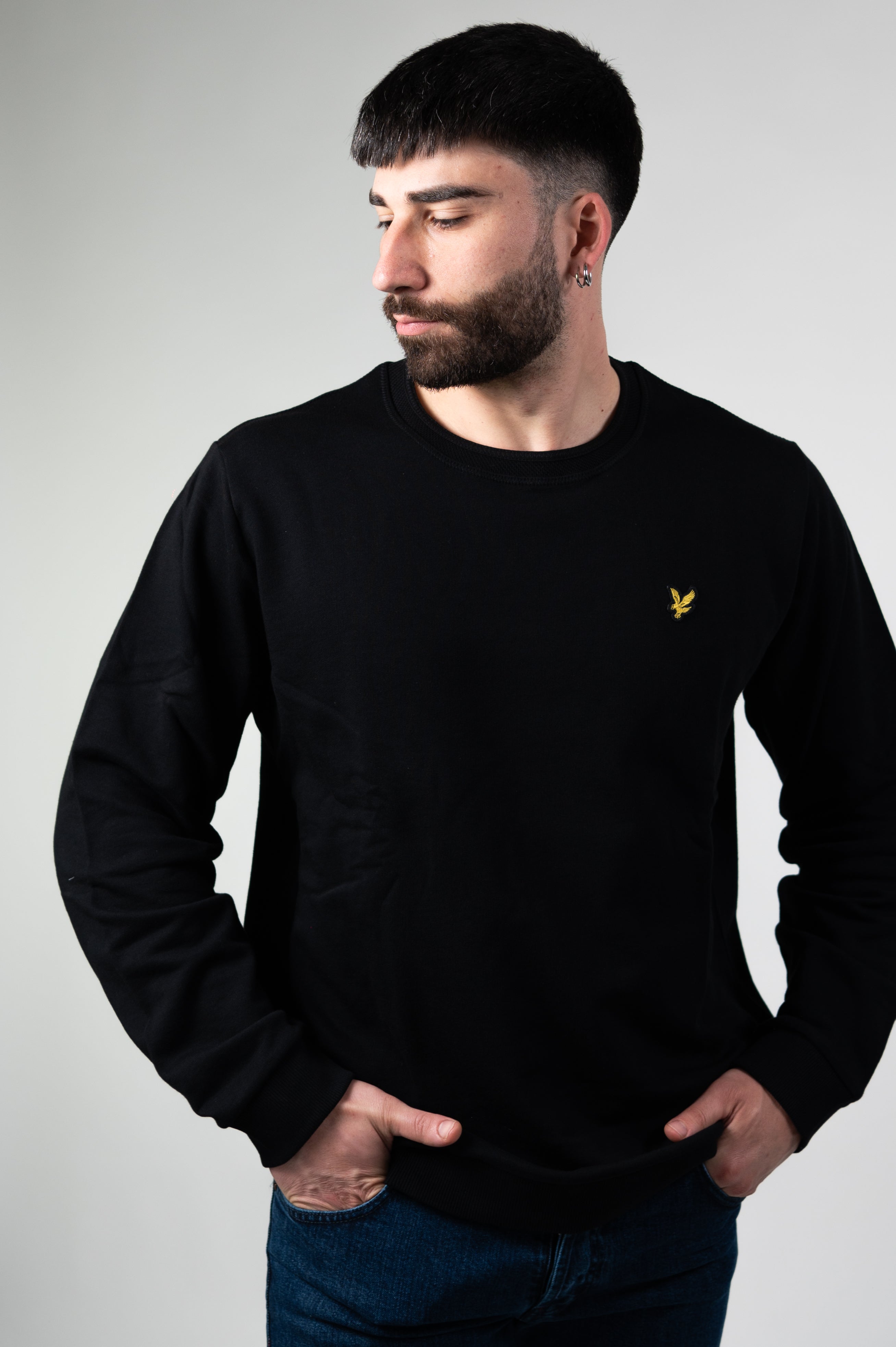 Felpa uomo p23ml1821v lyle & scott